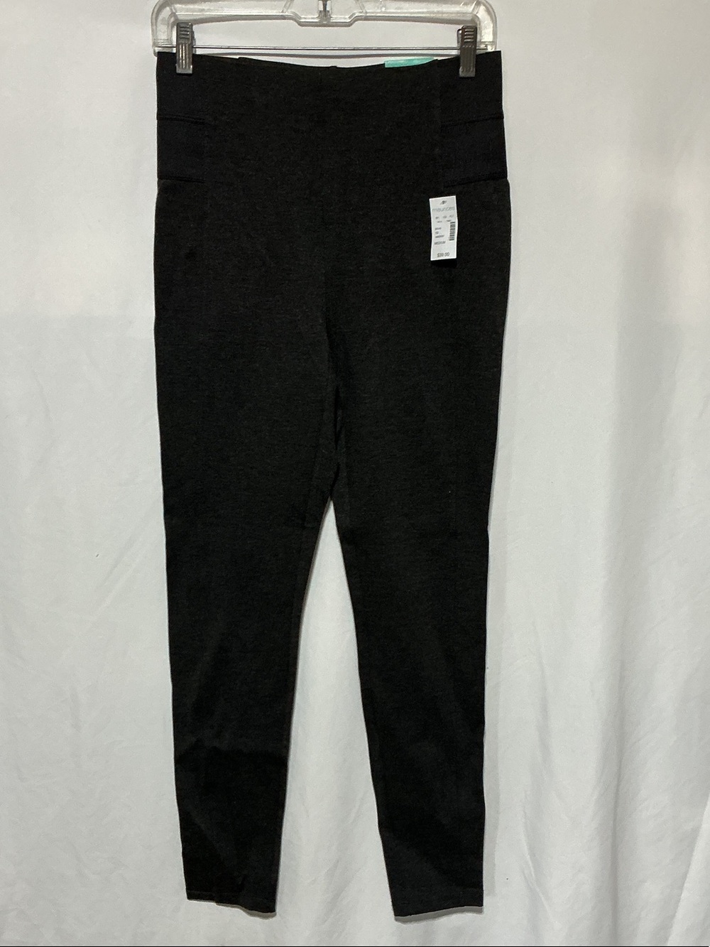 Maurice’s NWT Charcoal Gray Midrise Ankle Pullon Pants Sz M